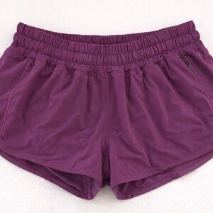 Lululemon Hotty Hot LR Shorts Plum Berry – Size 4